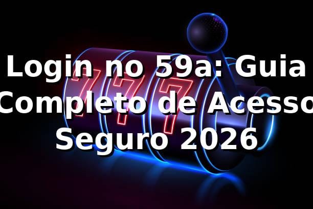 Login no 59a: Guia Completo de Acesso Seguro 2026 🔐